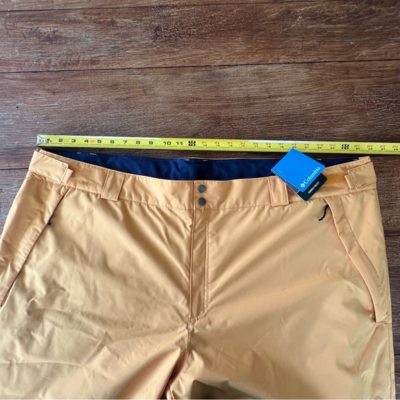 Columbia Men’s Pants Omni-Tech Yellow Size 4X Long - Picture 6 of 12